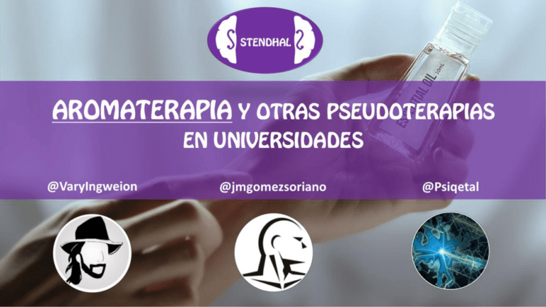 DIRECTO - Aromaterapia y otras pseudoterapias en universidades.