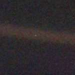 Imagen de la Tierra capturada por la sonda Voyager 1